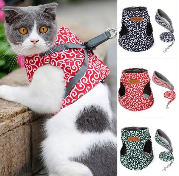 Breathable Cat Harness Set