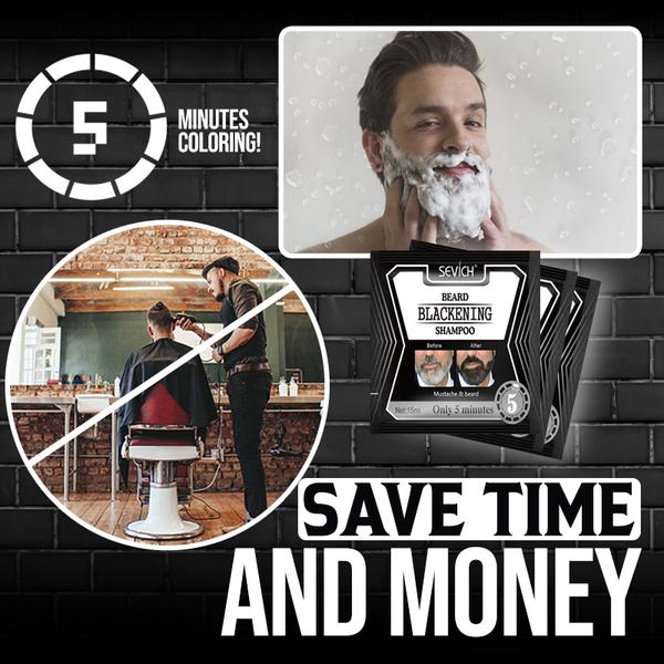 Natural Darkening Beard Shampoo - Image 4