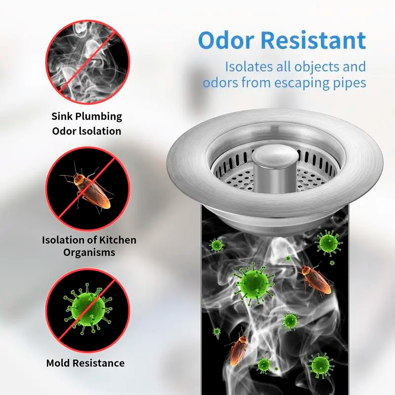Anti-Clogging Kitchen Drain Filter