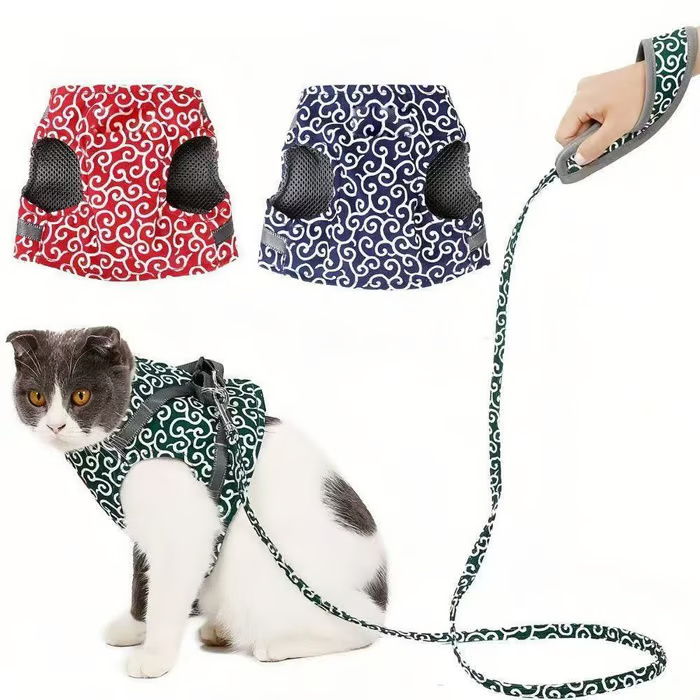 Breathable Cat Harness Set