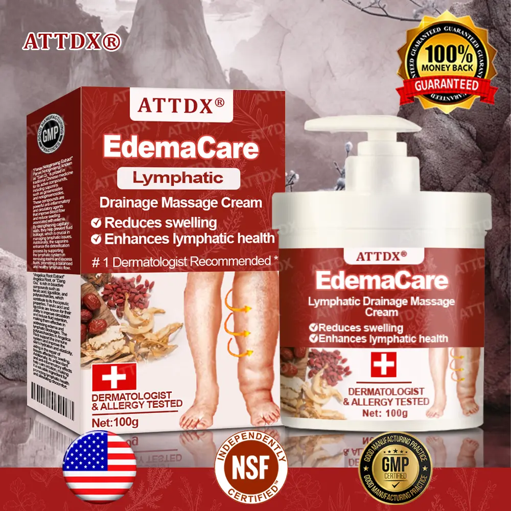 EdemaCare Lymphatic Drainage Massage Cream