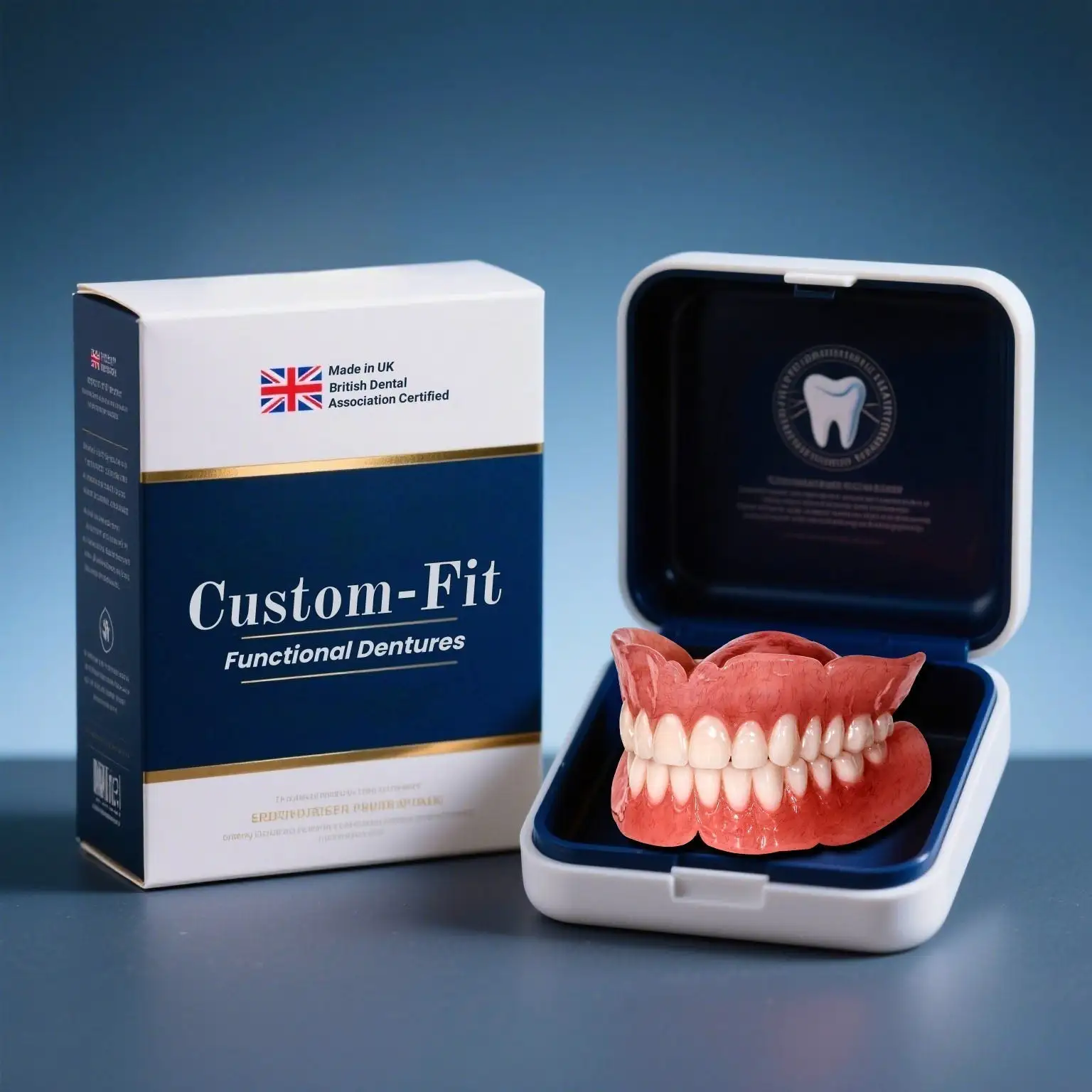 🦷Advanced Customized Full Denture Set🦷 (⏰Limited time discount last 30 minutes⏰)