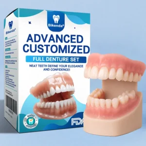 👧🏻🔆- 𝐏𝐫𝐞𝐦𝐢𝐮𝐦 𝐃𝐞𝐧𝐭𝐮𝐫𝐞- (✨Suitable for all mouth shapes, custom-made dentures for a perfect fit✨) - Image 2