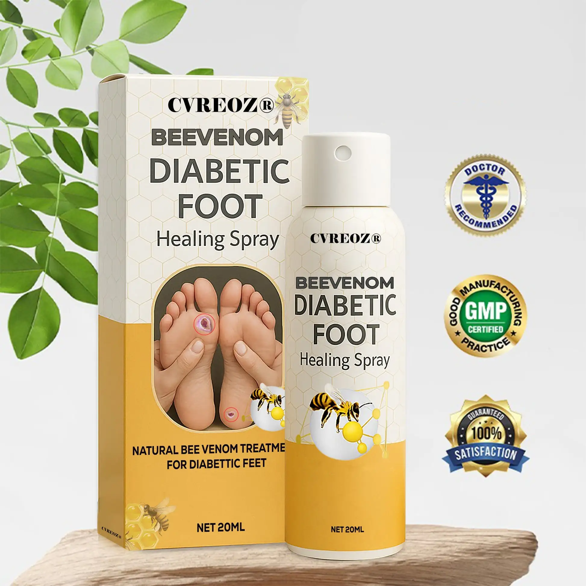 Bee Venom Diabetic Foot Healing Spray