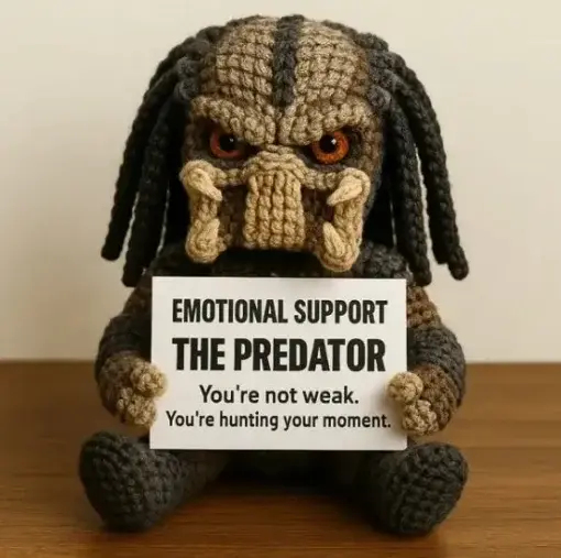 Creepy Crochet Emotional Support Doll D01 - Image 2