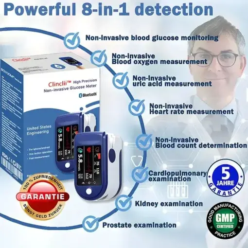 High Precision Non-Invasive Blood Glucose Meter - Image 8