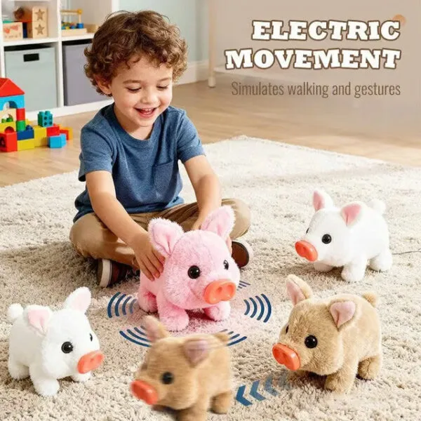 Electric Pig Plush Toy
