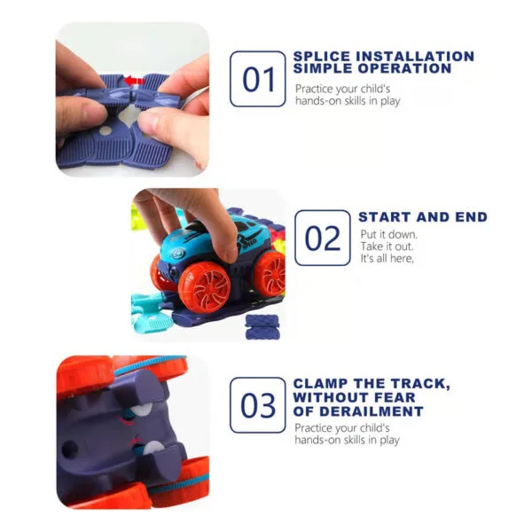 Flexible Race Car Track Toy for Kids