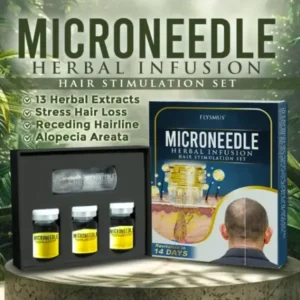 Microneedle Herbal Infusion Hair Stimulation Set