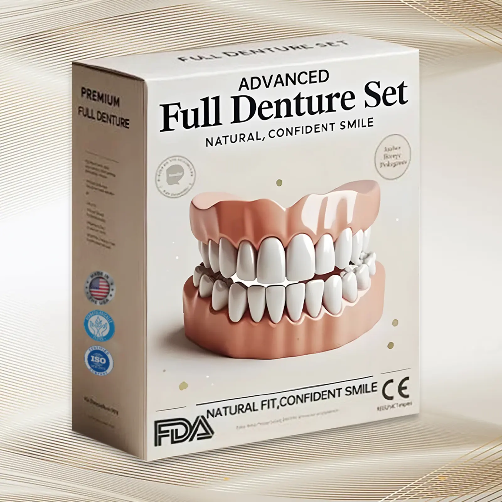 🦷Advanced Customized Full Denture Set🦷 -👨⚕️Mayo Clinic Certification🔥(Limited Time Discount Last 30 Minutes)🎁🎁