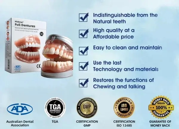 Full Denture Set🦷🦷💃Advanced Self-Adjusting Dental Materials (⏰Limited time discount last 30 minutes⏰) - Image 4