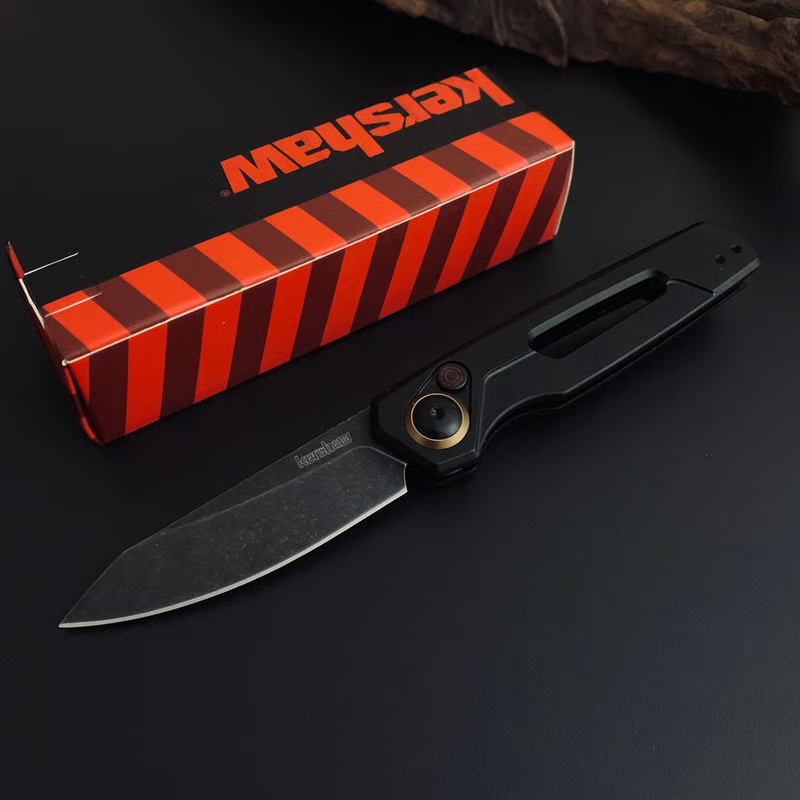 Auto EDC Knife with Button Lock - Image 4
