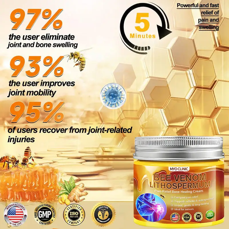 BEE VENOM LITHOSPERMUM Pain-Relief Bone Healing Cream - Image 5