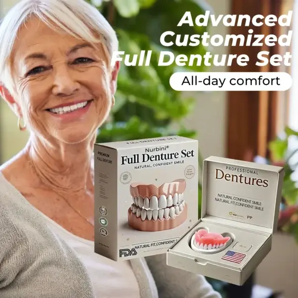 Advanced Customized Full Denture Set