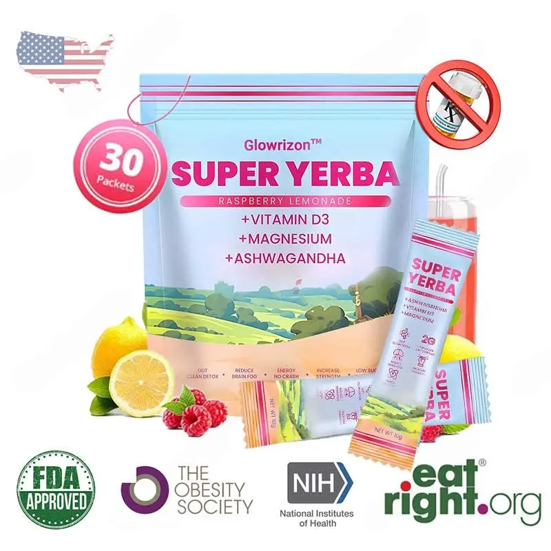 Blood Sugar Support Super Yerba Mate Instant Tea Powder