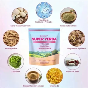 Blood Sugar Support Super Yerba Mate Instant Tea Powder - Image 12