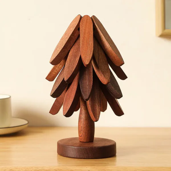 Premium Heat-Resistant Wooden Trivet