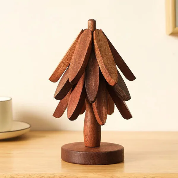 Premium Heat-Resistant Wooden Trivet