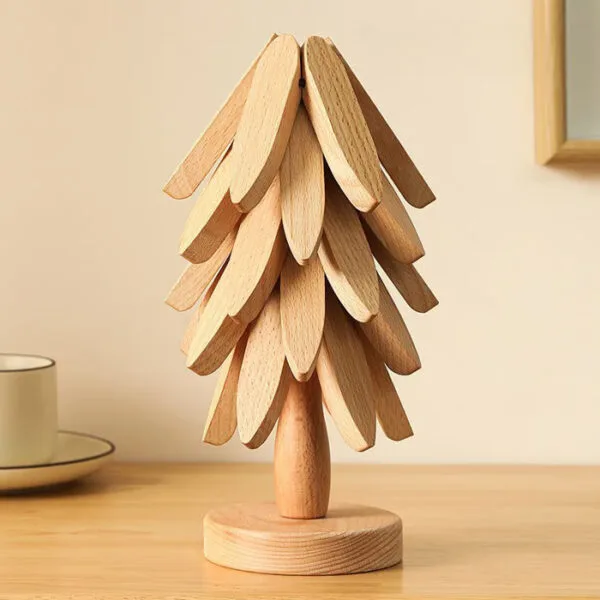 Premium Heat-Resistant Wooden Trivet