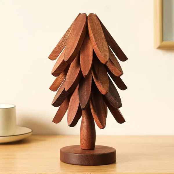 Premium Heat-Resistant Wooden Trivet
