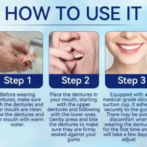 Adhesive teeth (upper and lower) - Image 4