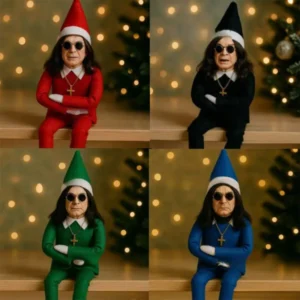 Rock & Roll Elf Ornaments