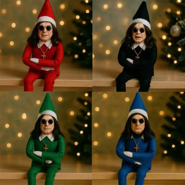 Rock & Roll Elf Ornaments