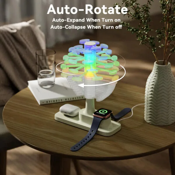 Spiral Wireless Charging Lamp