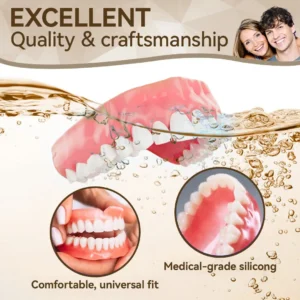 🐱🐉💦- 𝐏𝐫𝐞𝐦𝐢𝐮𝐦 𝐃𝐞𝐧𝐭𝐮𝐫𝐞- (✨Suitable for all mouth shapes, custom-made dentures for a perfect fit✨) - Image 10