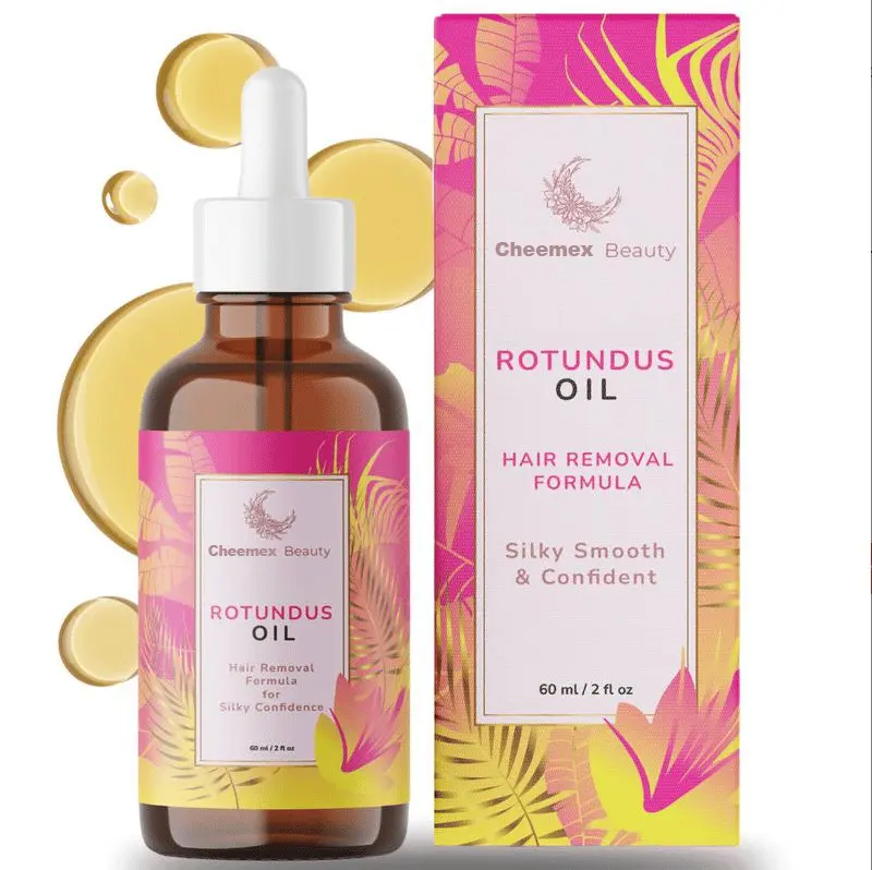 Beauty Rotundus Oil for Natural Permanent Hair Reduction