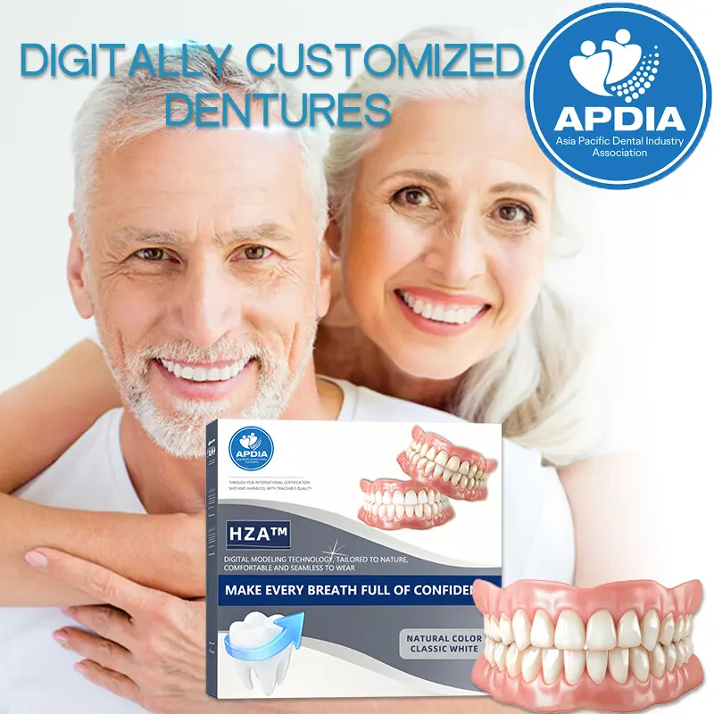 🦷Advanced Customized Full Denture Set🦷 (⏰Limited time discount last 12 hoursa⏰)