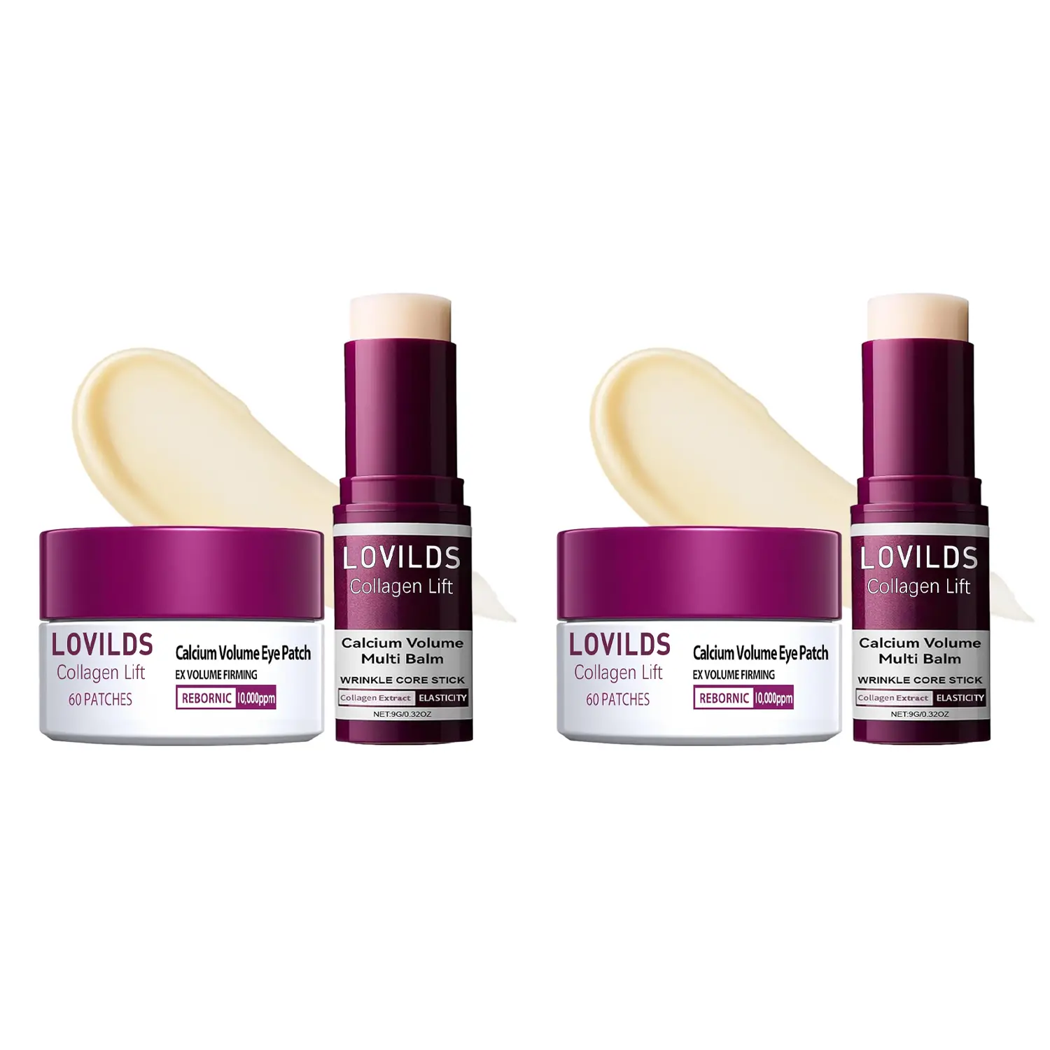 Collagen Lift Eye Balm Stick + Eye Patch Set - Image 2