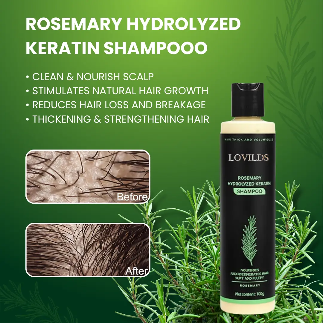 Rosemary Hydrolyzed Keratin Shampoo - Image 2