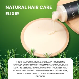 Rosemary Hydrolyzed Keratin Shampoo - Image 4