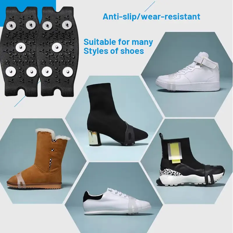 Titanium steel nail elastic shoe cover - Image 5