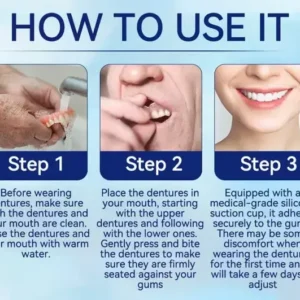 Adhesive teeth (upper and lower) - Image 4