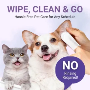 Pet Ear Cleaning Finger Mitts - Image 5