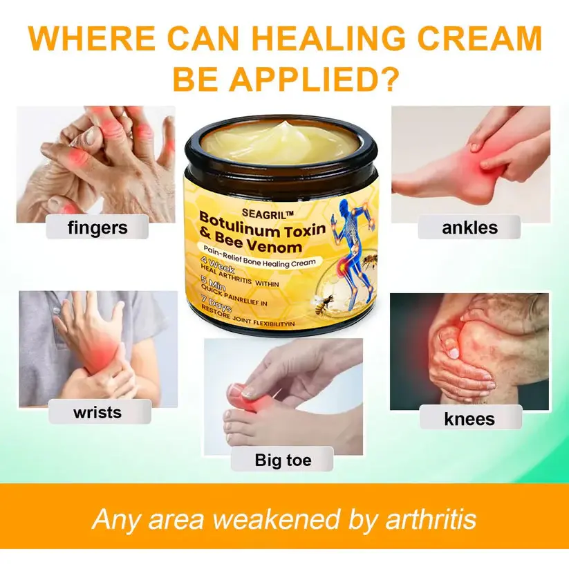 Botulinum Toxin & Bee Venom Pain-Relief Bone Healing Cream - Image 19