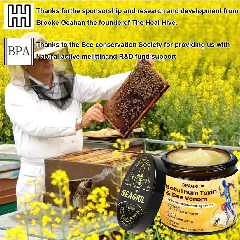Botulinum Toxin & Bee Venom Pain-Relief Bone Healing Cream - Image 13