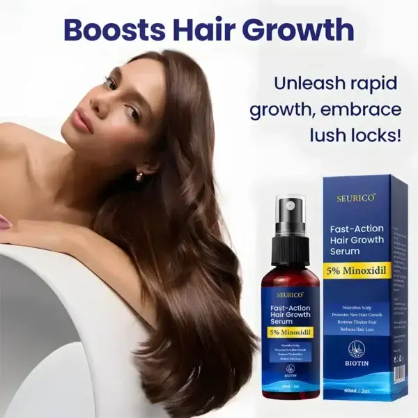 Maximum Strength 5% Minoxidil Fast-Action Hair Growth Serum - Image 2