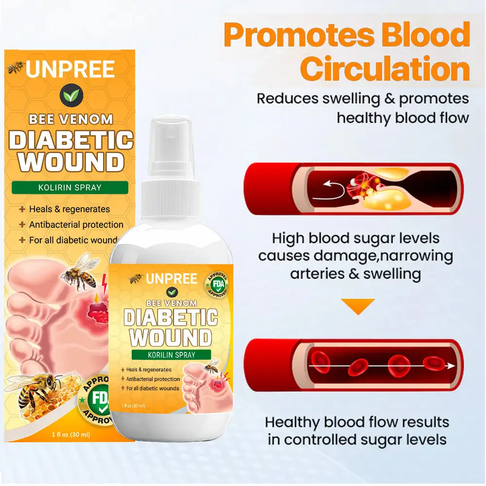 Bee Venom Diabetic Wound Kolirin Spray - Image 5