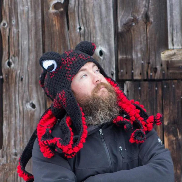 Handmade octopus knitted cap - Image 6