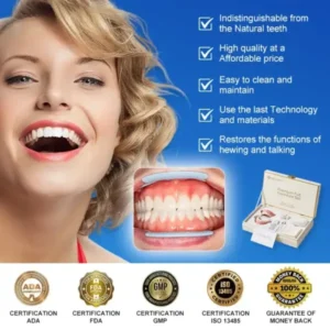 Alternative view of (Affordable –Advanced Customized Full Denture Set🦷