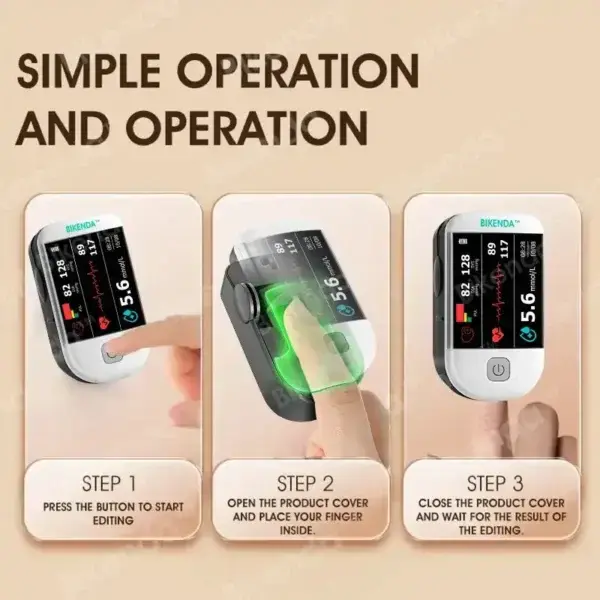 Premium Next-Generation 3-in-1 Non-Invasive Laser Glucose Meter - Image 6