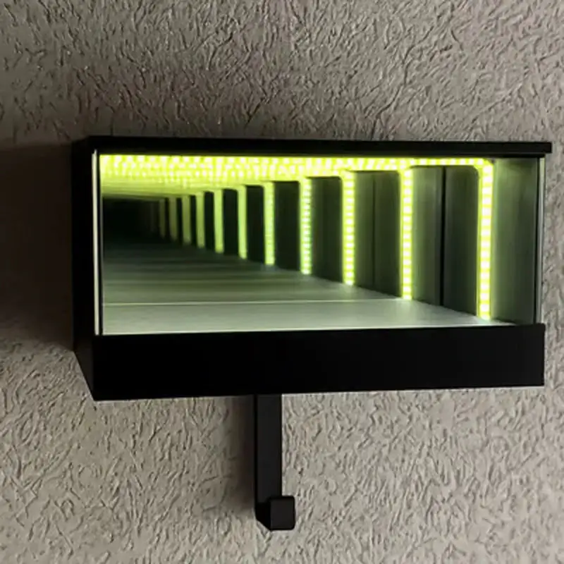 Infinity Mirror LED Garage Key Holder - Image 2