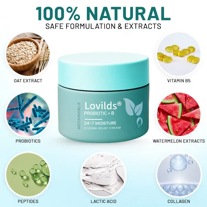 Probiotic + B 24-7 Moisture Eczema Relief Cream - Image 3