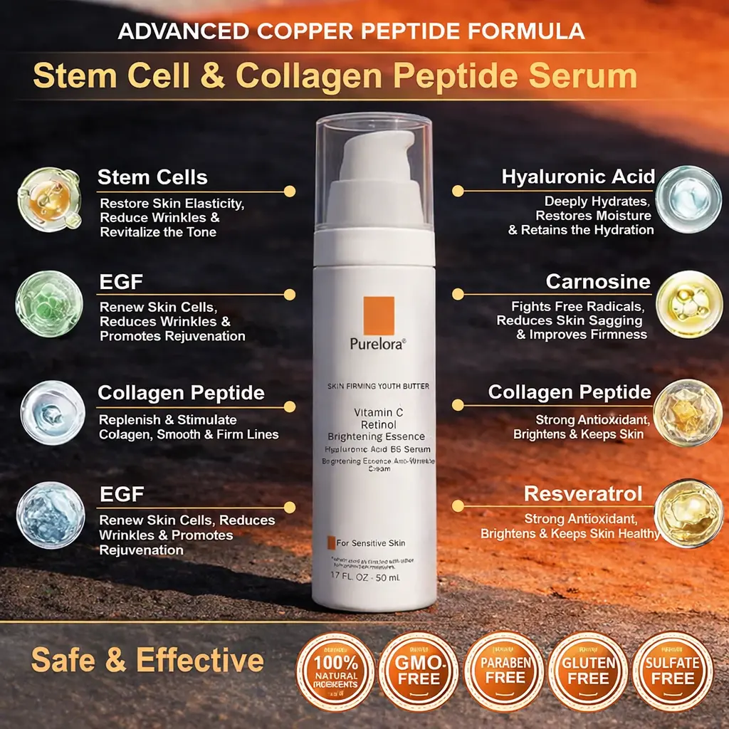Stem Cell–Derived EGF & Copper Peptide Revitalising Essence Cream - Image 7