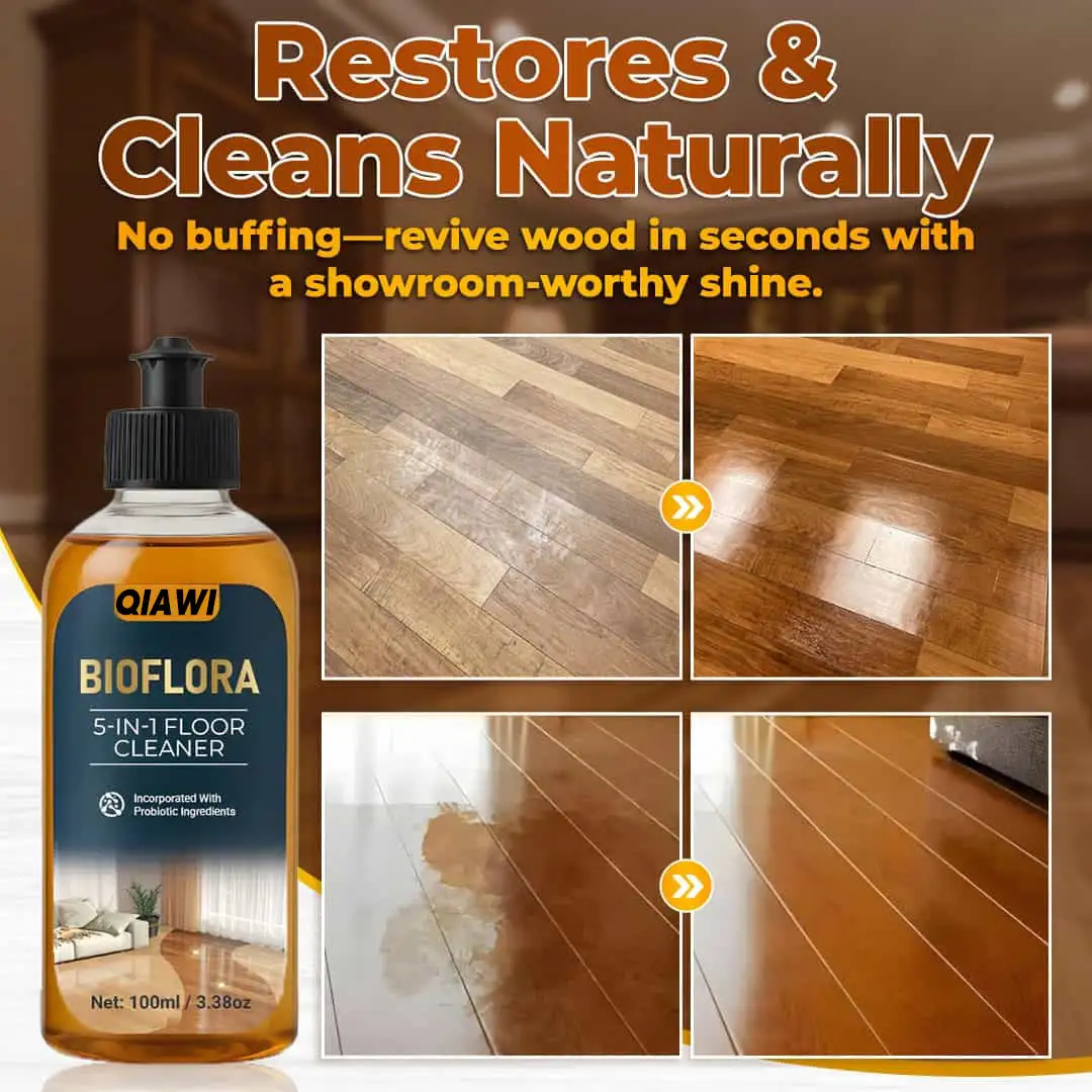 QIAWI 5-in-1 Floor Cleaner - Fast-Drying, Antibacterial, and Eco-Friendly Solution - Image 3