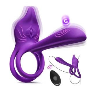 Enchanted Girl Luxe Smart Vibrating Ring – App-Controlled Pleasure for Couples 💫