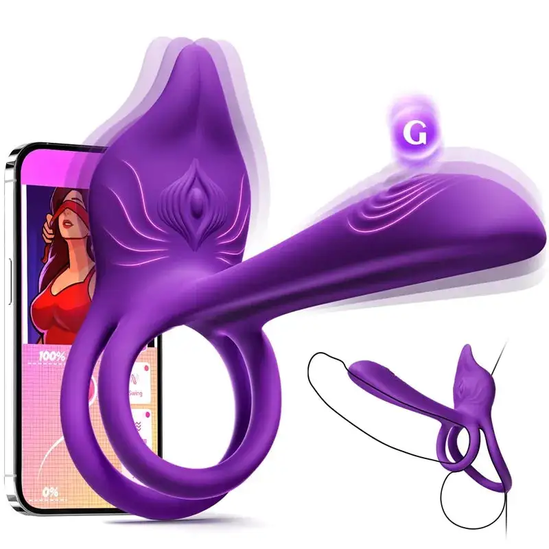 Enchanted Girl Luxe Smart Vibrating Ring – App-Controlled Pleasure for Couples 💫 - Image 2